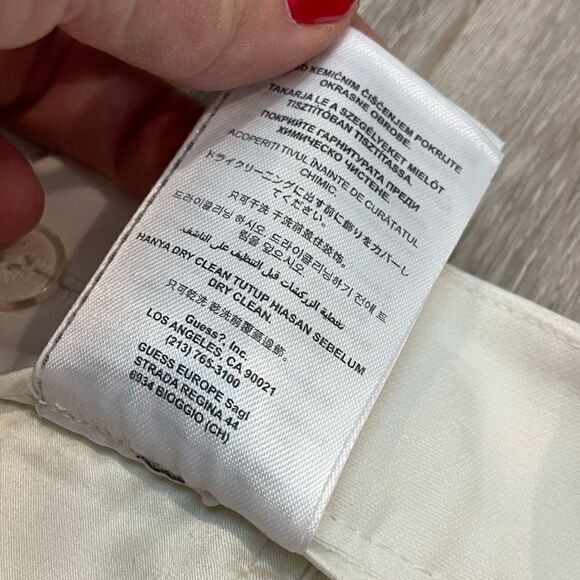 Guess by Marciano Logan Straight Leg Pant Flat Front sz 0 - Picture 7 of 9